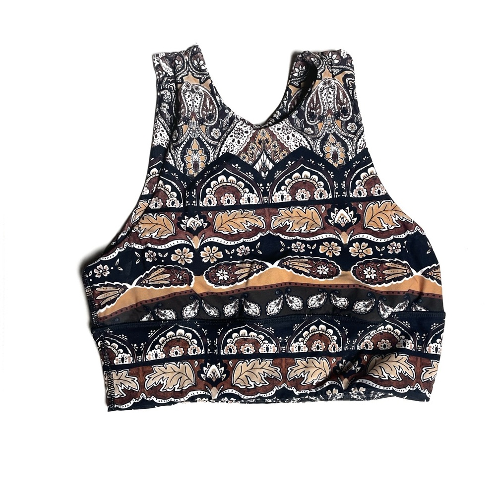 Yoga Democracy Free Range Sports Bra in Espresso